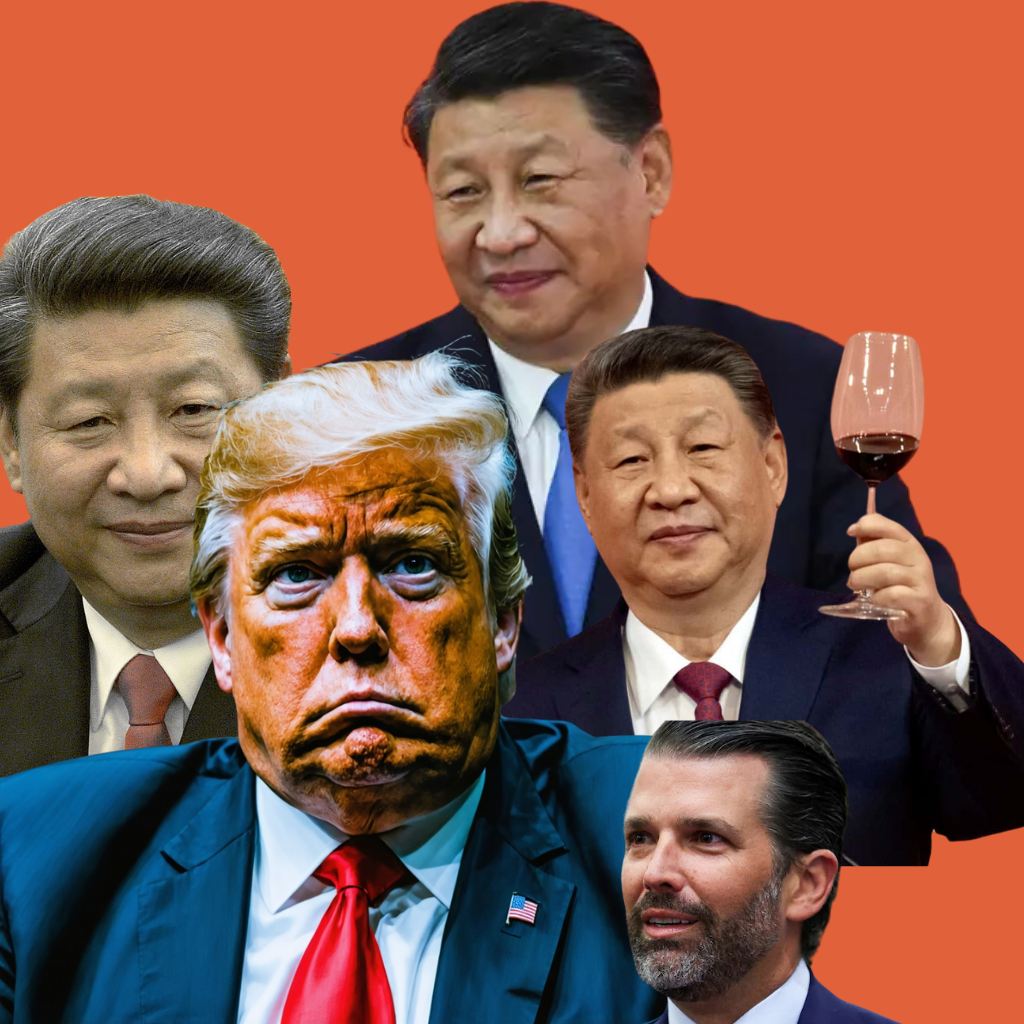 Trump and Xi Jinping Negotiating