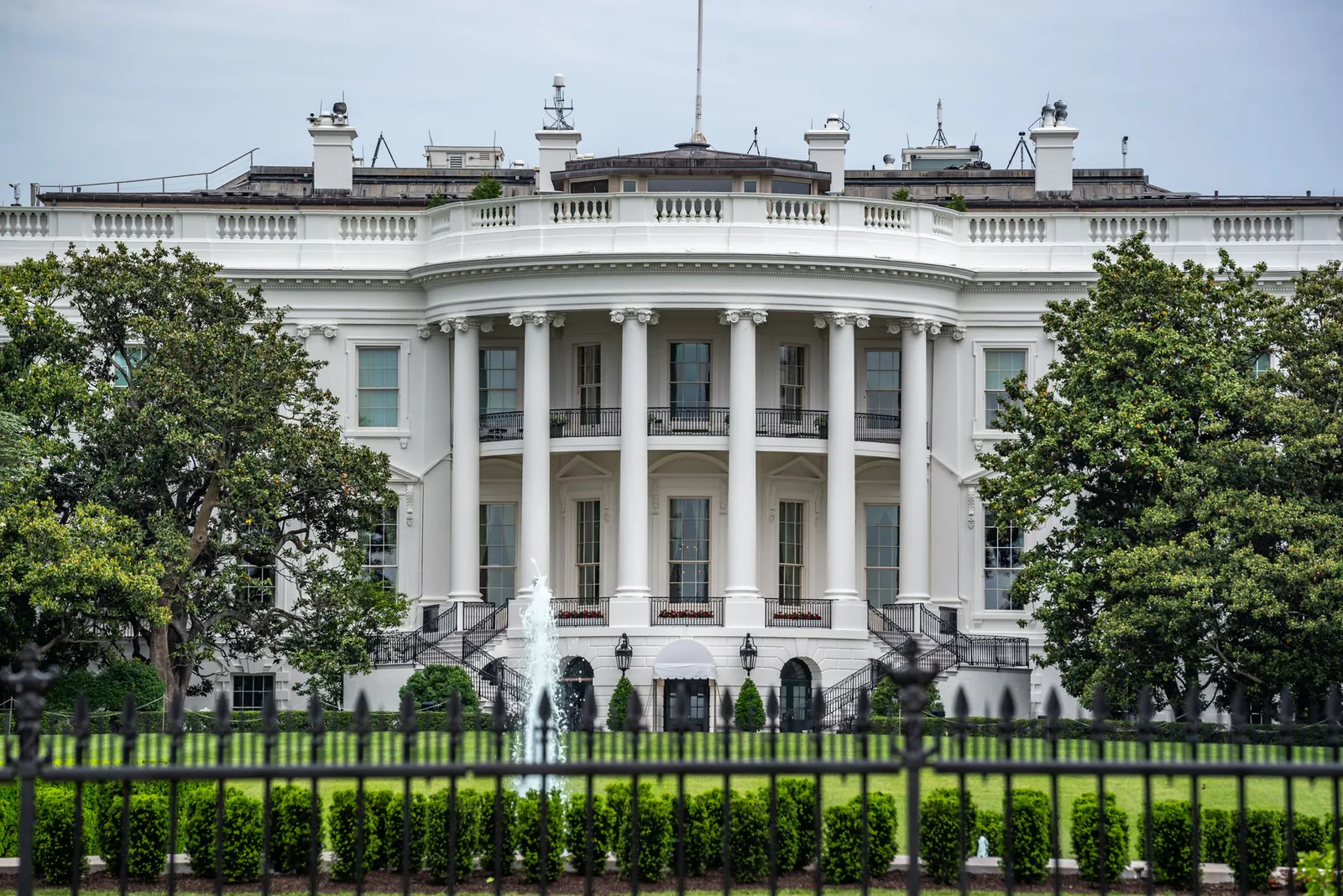 Front view of the White House